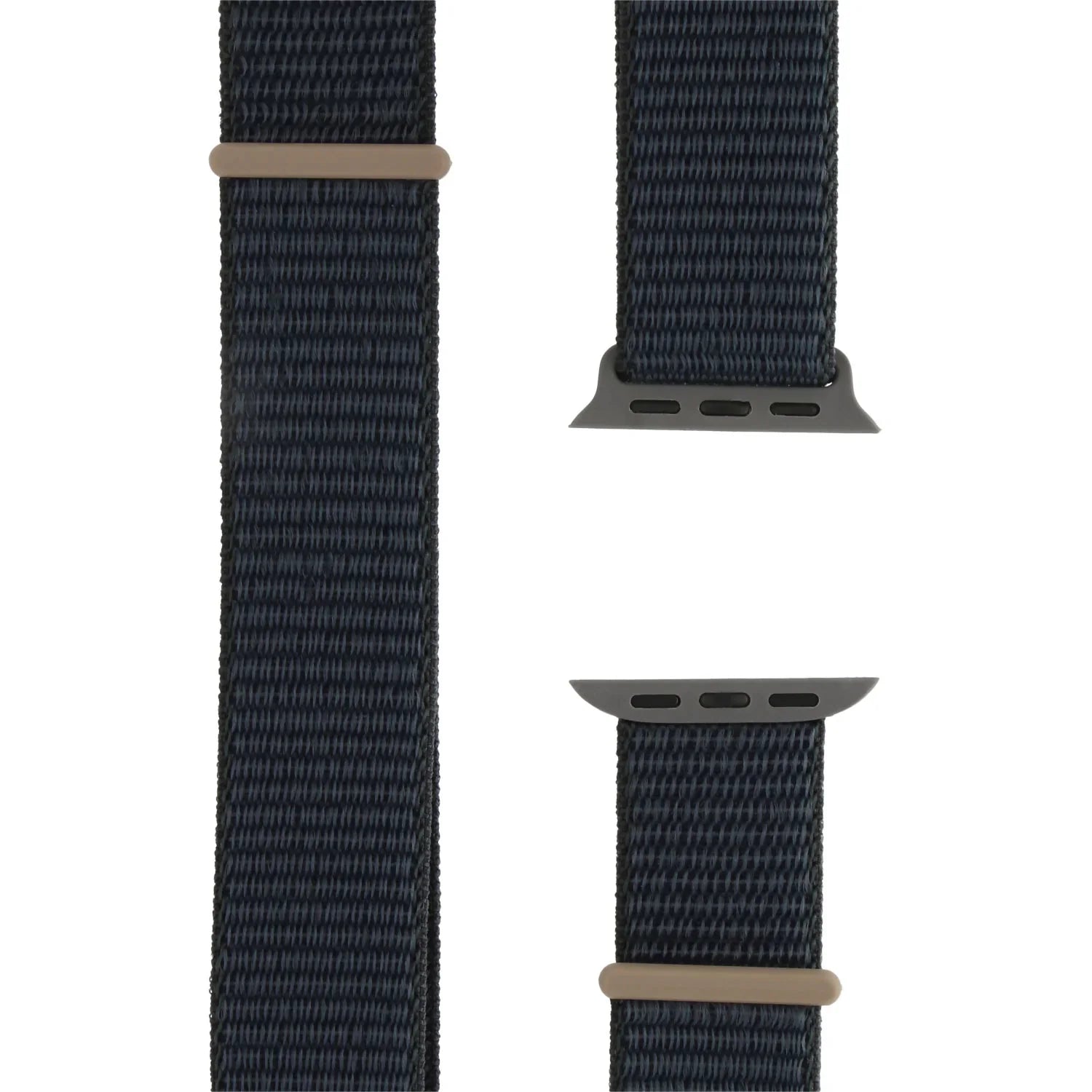 Apple Watch Armband Nexora – gewebt – Nylon – Mitternacht