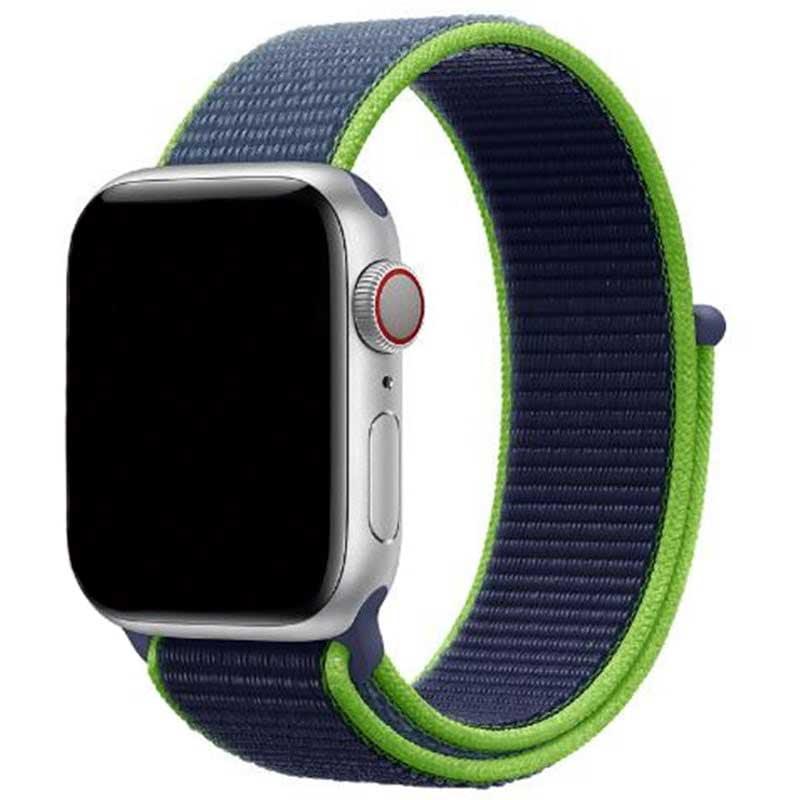 Apple Watch Armband – geflochten – Nylon – Neon-Limette