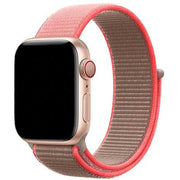 Apple Watch Armband Nexora – gewebt – Nylon – Neonpink