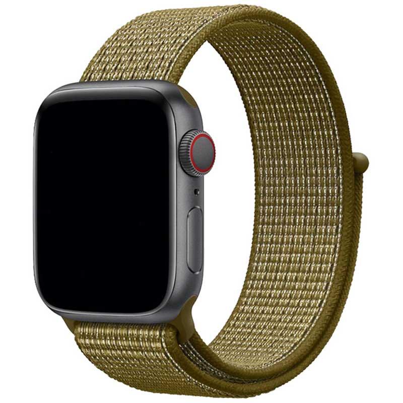 Apple Watch Armband Osvo – gewebt – Nylon – Olivschiefer