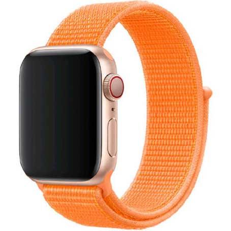 Apple Watch Armband Nexora - gewebt - Nylon - Papaya