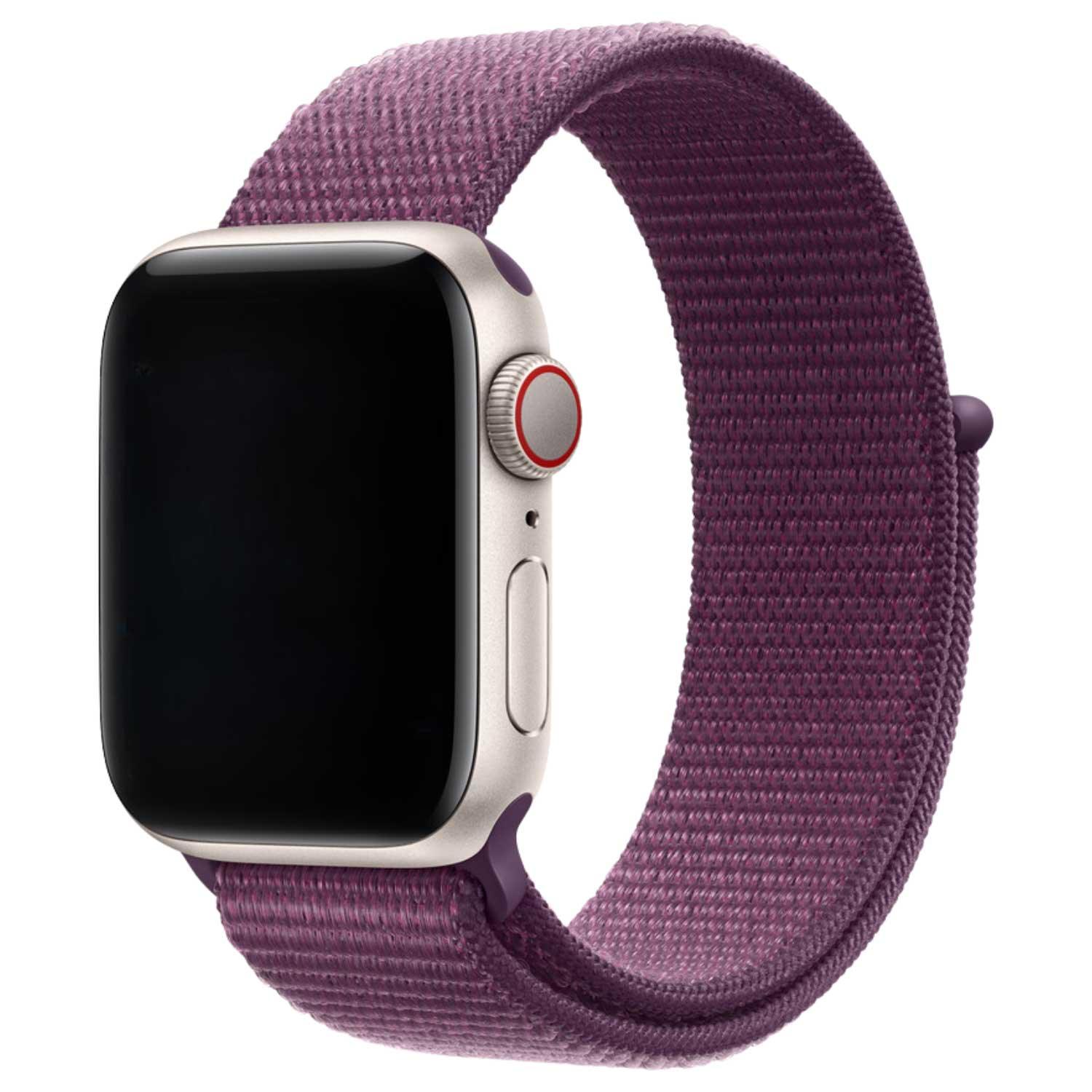 Apple Watch Armband Osvo – geflochten – Nylon – Pflaumenlila