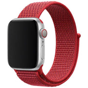 Apple Watch Armband – geflochten – Nylon – Rot