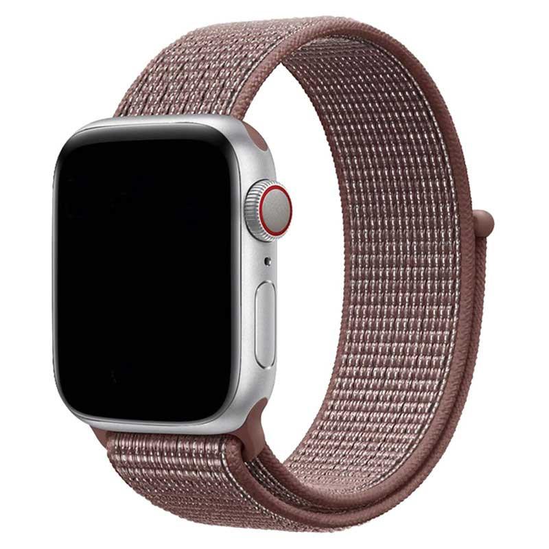 Apple Watch Armband Osvo - gewebt - Nylon - Smokey Mauve