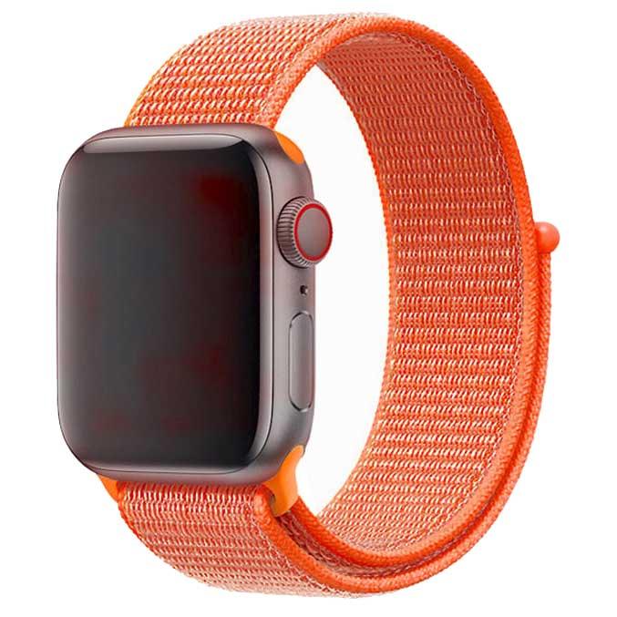 Apple Watch Armband Flyne - gewebt - Nylon - Spicy Orange