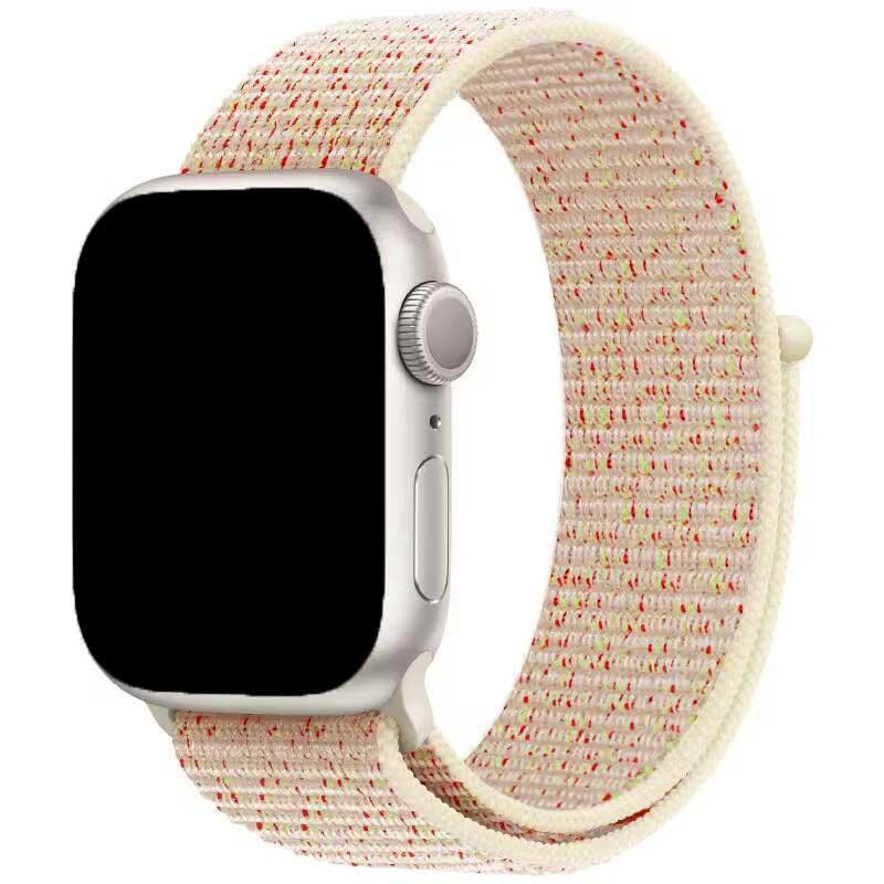 Apple Watch Armband Nexora - gewebt - Nylon - Polarstern bunt