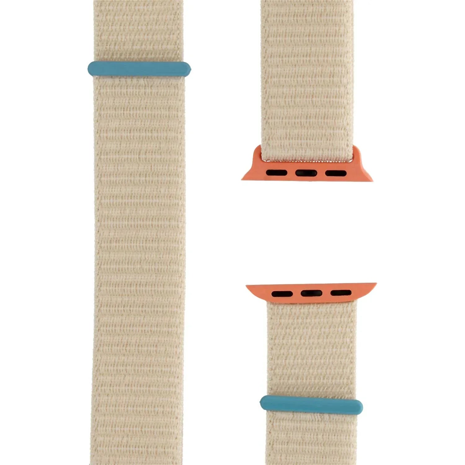 Apple Watch Armband Nexora – gewebt – Nylon – Sternenlicht Orange