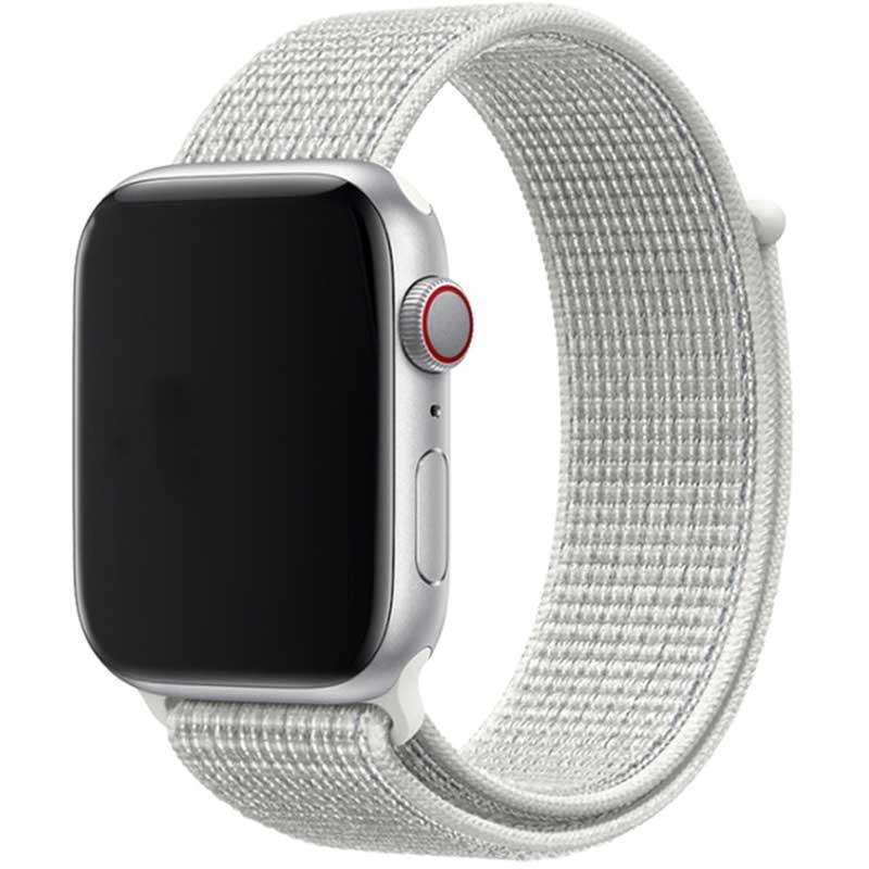 Apple Watch Armband Osvo - gewebt - Nylon - Top Weiß