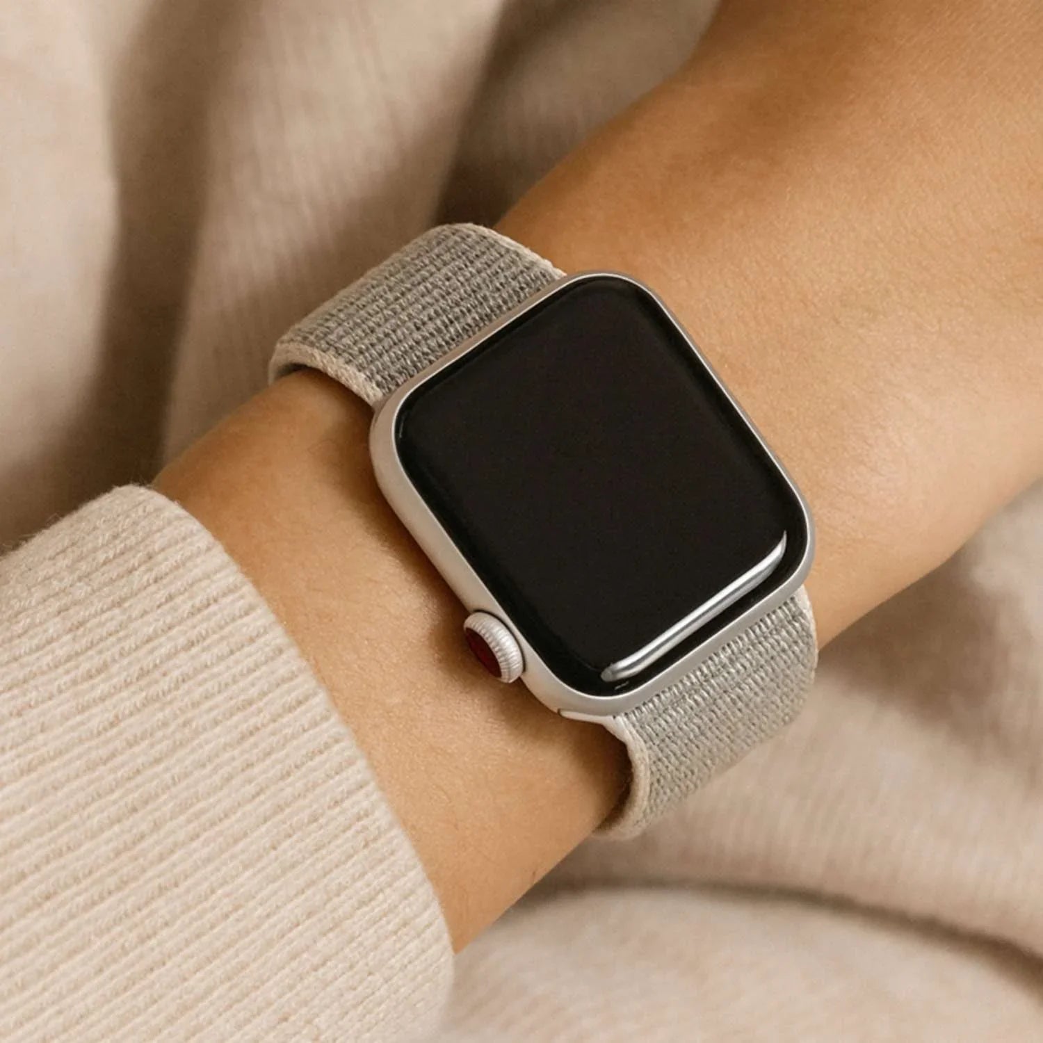 Apple Watch Armband Flyne - gewebt - Nylon - Muschel