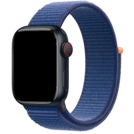 Apple Watch Armband Nexora – gewebt – Nylon – Ozeanblau