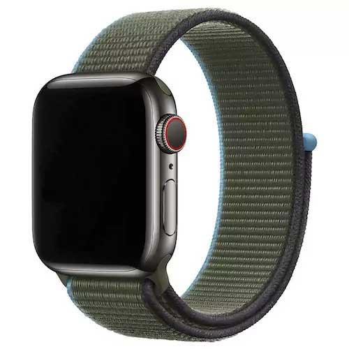 Apple Watch Armband – gewebt – Nylon – Inverness Grün