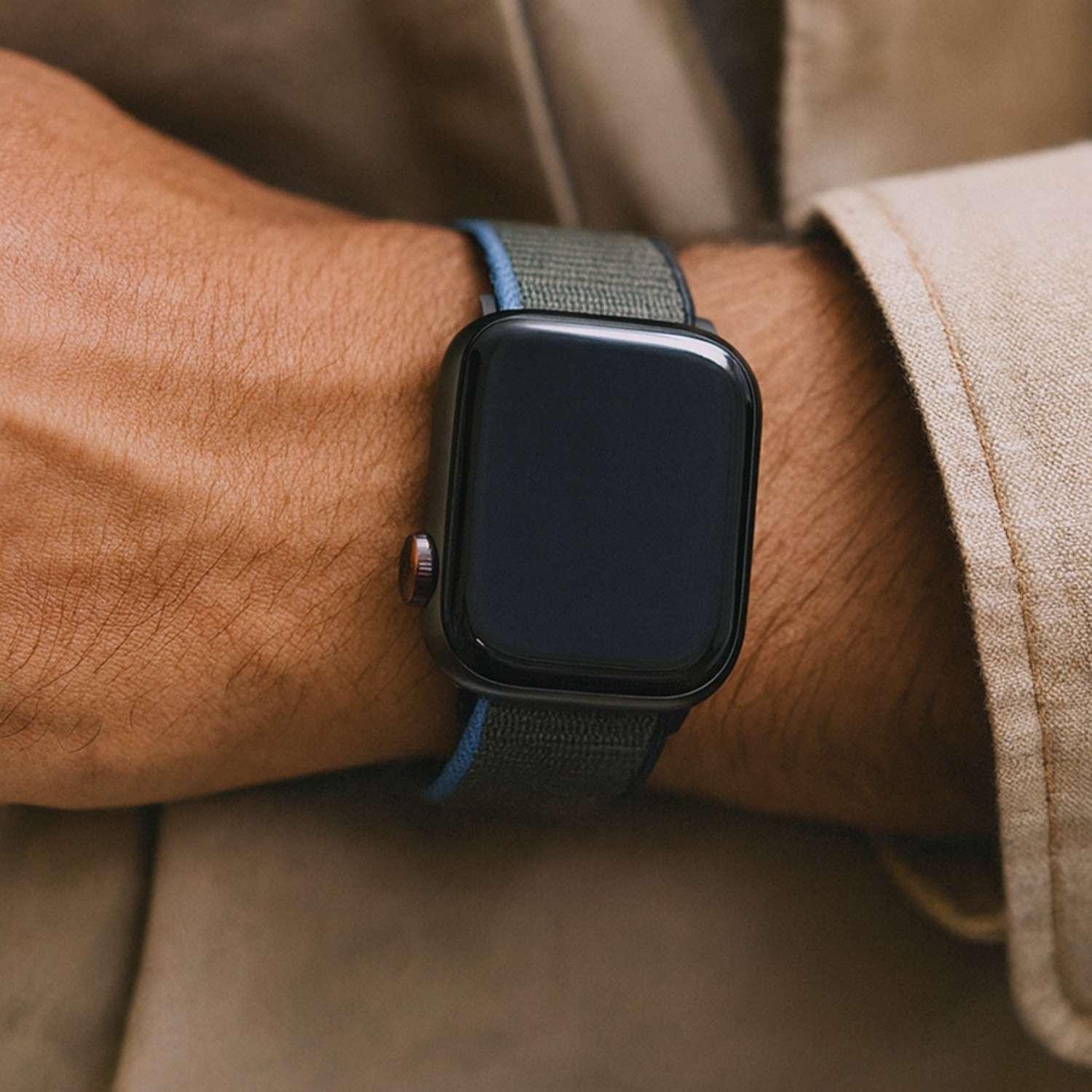 Apple Watch Armband – gewebt – Nylon – Inverness Grün
