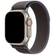 Apple Watch Armband Trail – Nylon – blau-schwarz
