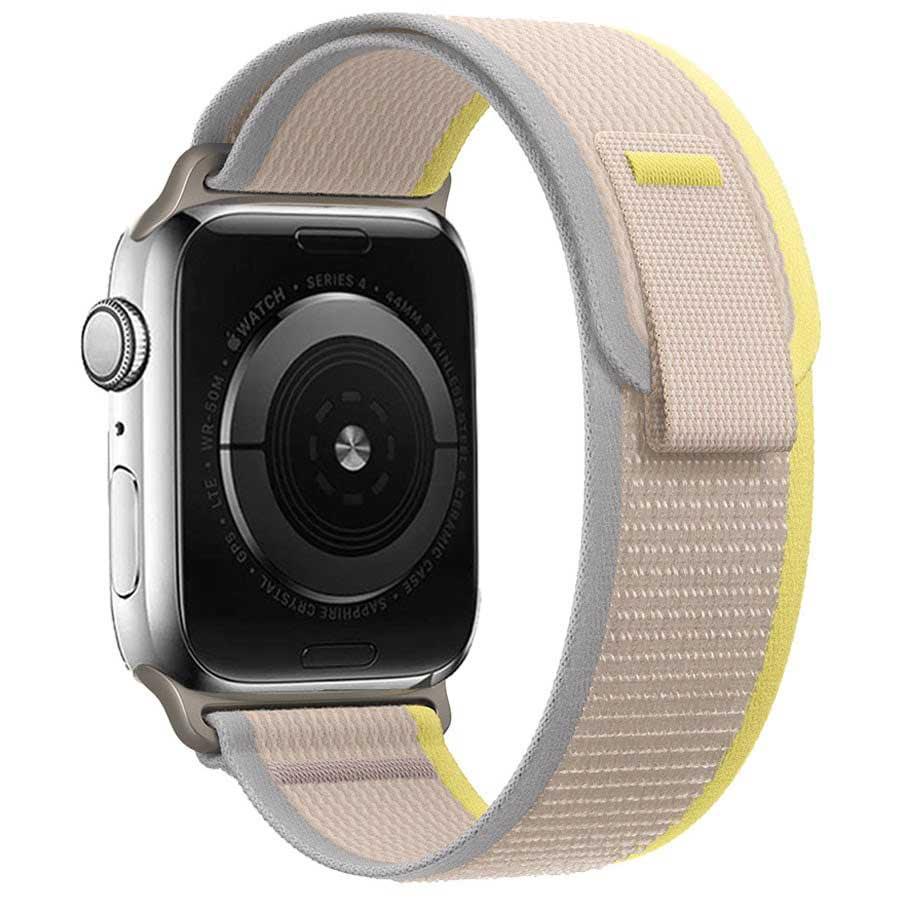 Apple Watch Armband Trail - Nylon - Gelb Beige