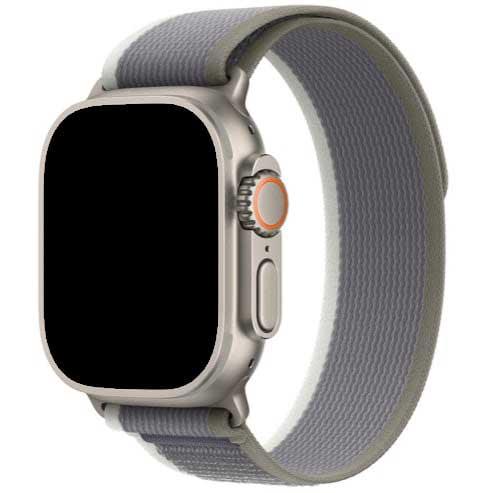 Apple Watch Armband Trail - Nylon - Grüngrau