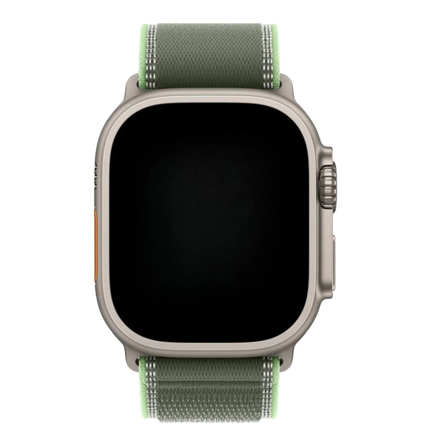 Apple Watch Armband Trail - Nylon - Neon-Grün - Silber