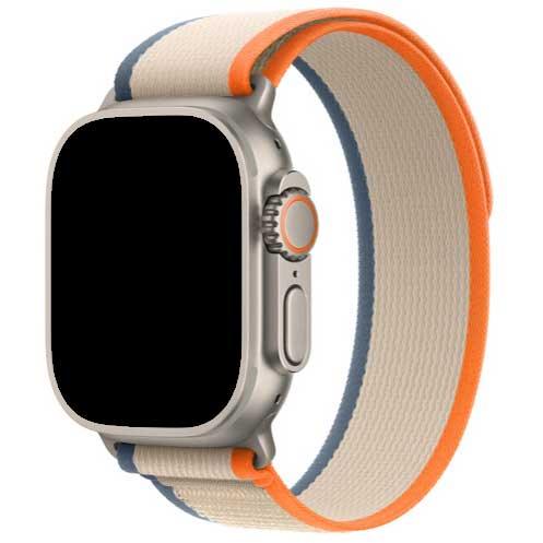 Apple Watch Armband Trail - Nylon - Orange Beige
