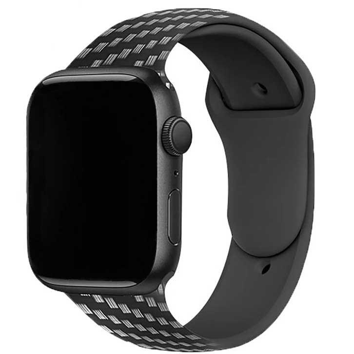 Apple Watch Armband – Silikon – Carbonfaser