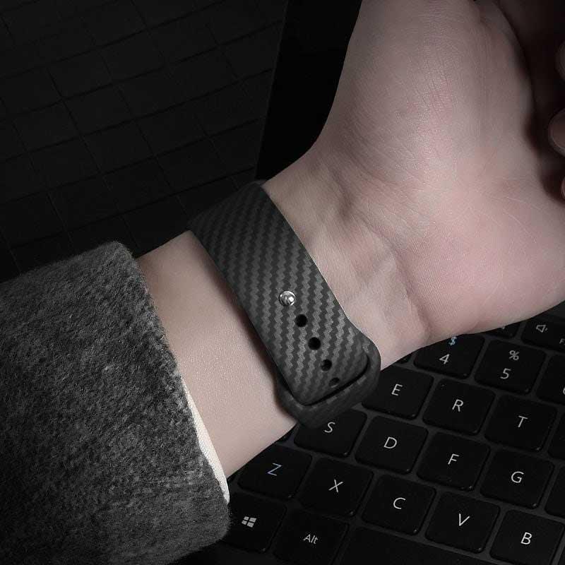 Apple Watch Armband – Silikon – Carbonfaser