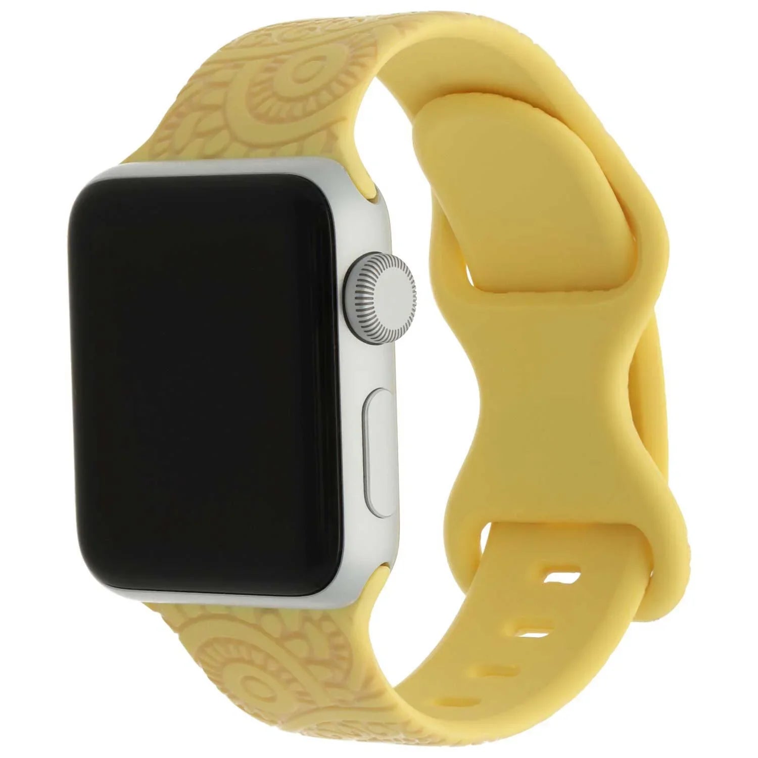 Apple Watch Armband Ibiza - Silikon - Gelb
