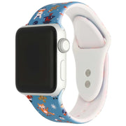 Apple Watch Print-Armband - Silikon - Weihnachten - Blau