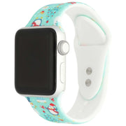 Apple Watch Druckarmband – Silikon – Weihnachten – Grün