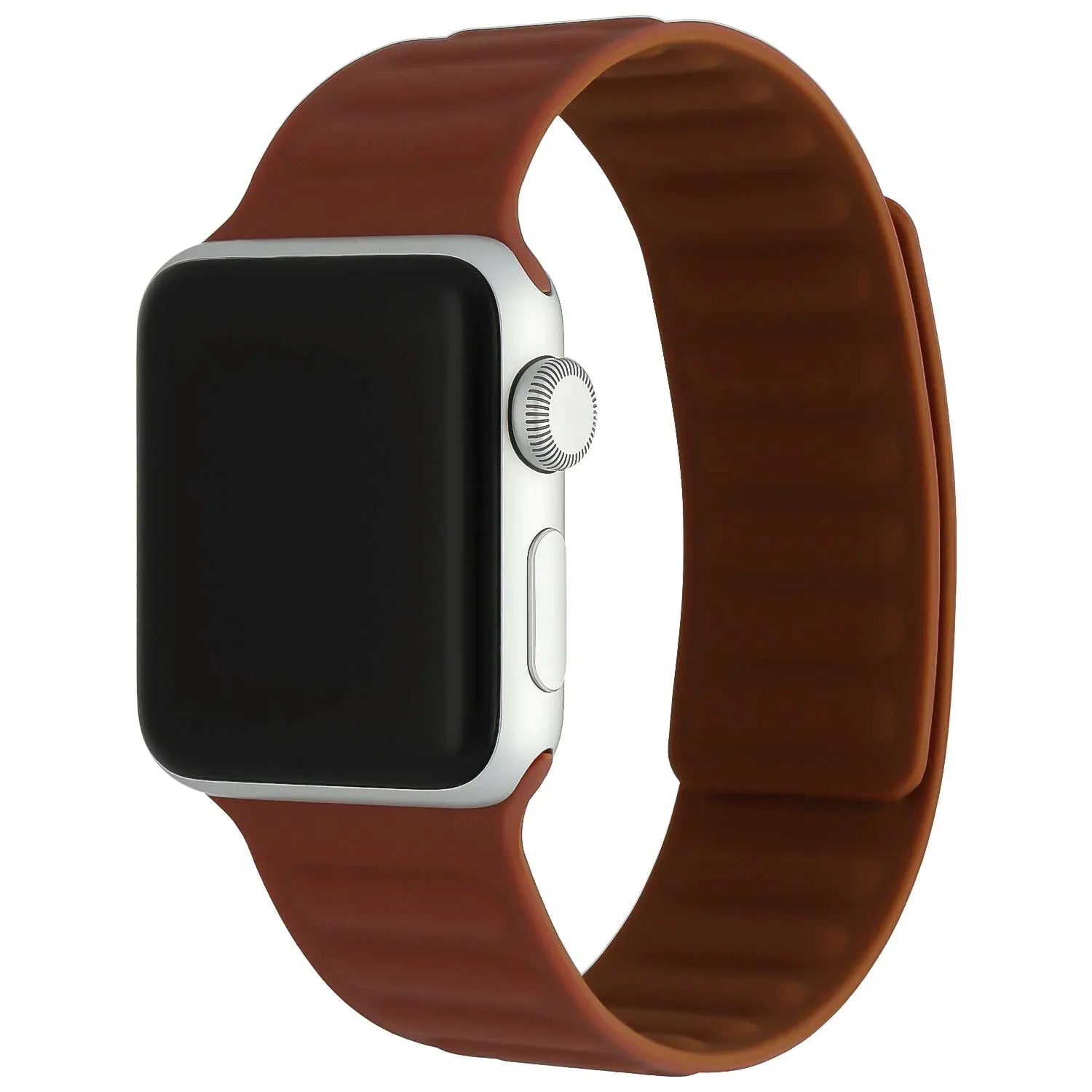 Apple Watch Solo Loop Gerippt – Silikon – Braun