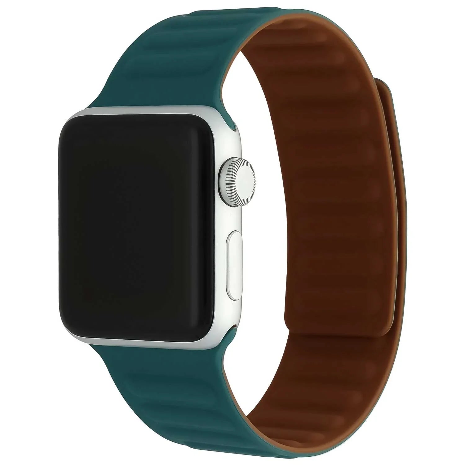 Apple Watch Solo Loop Gerippt - Silikon - Malachitgrün