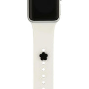 Apple Watch Schmuckstück – Blume schwarz