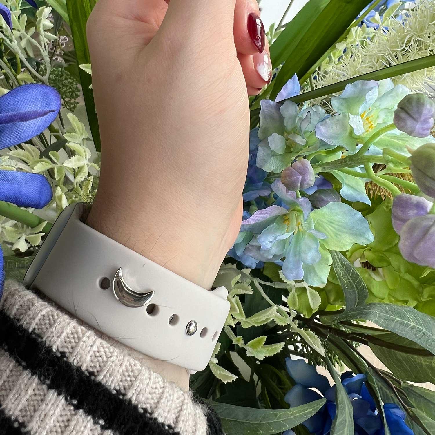 Apple Watch Schmuckstück - Mondsilber