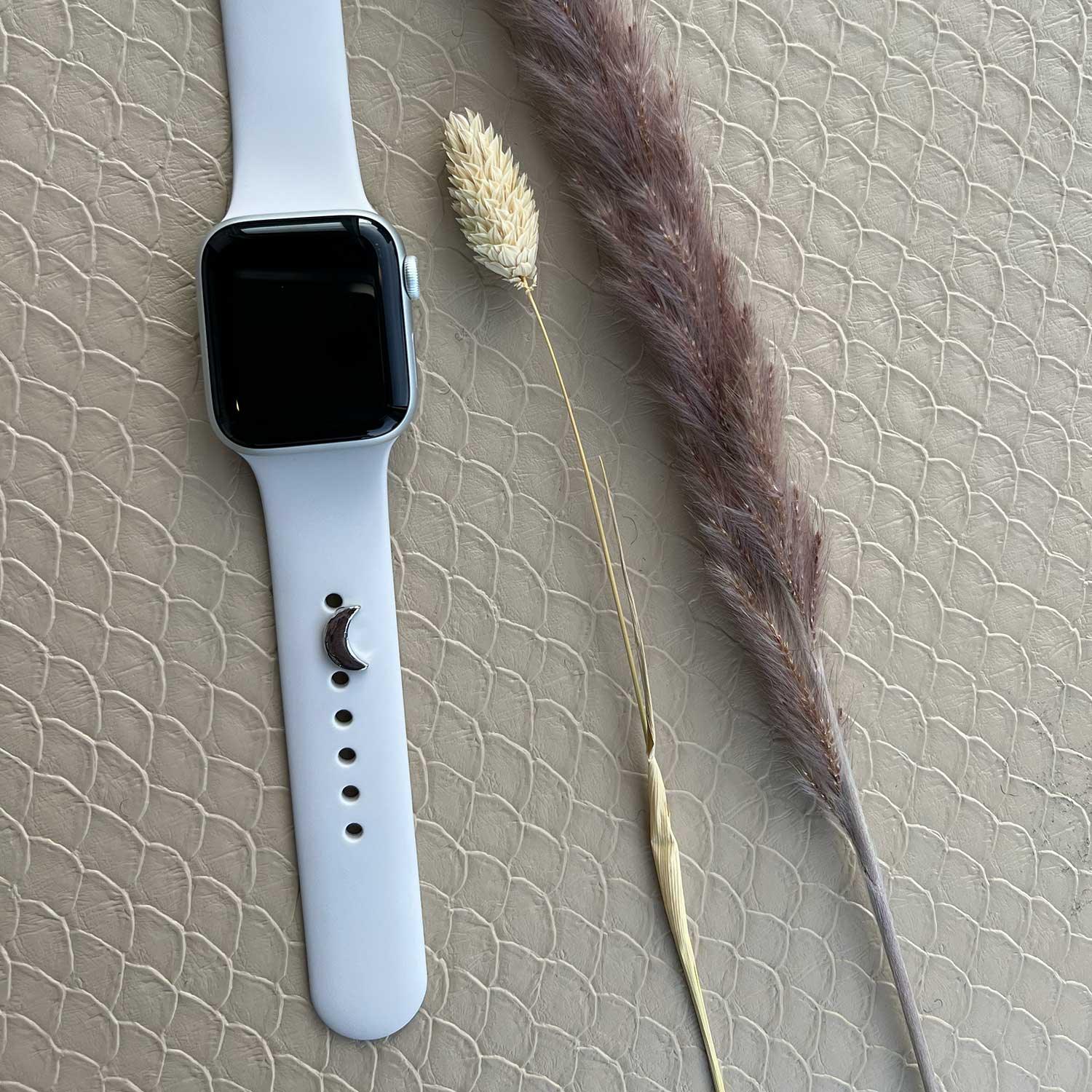 Apple Watch Schmuckstück - Mondsilber