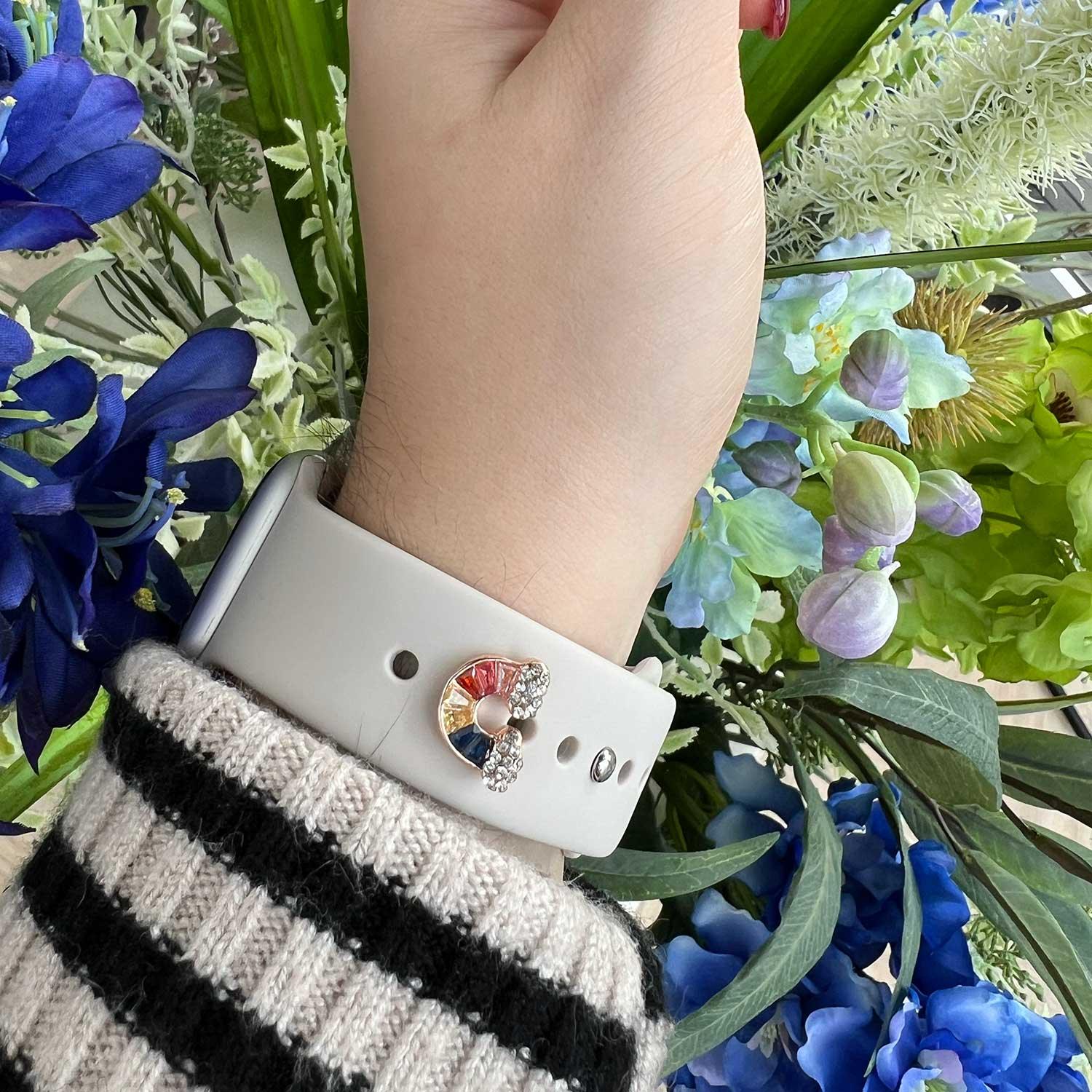 Apple Watch Schmuckarmband - Regenbogen Roségold
