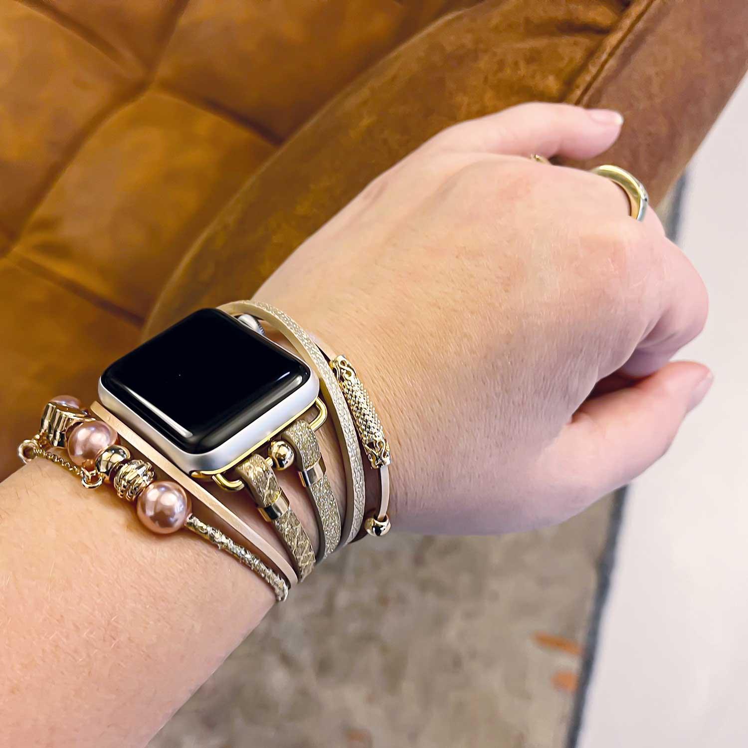 Apple Watch Armband - Schmuckstück - Liz Goldglitzer