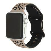 Apple Watch Wild Armband - Silikon - hellbraun schwarz