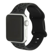 Apple Watch Wild Armband – Silikon – Schwarz Tieforange