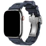 Apple Watch Armband Kilim - Silikon - Blau