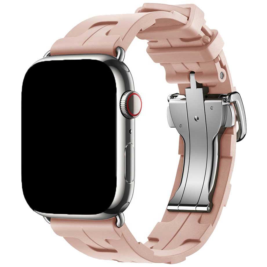 Apple Watch Armband Kilim - Silikon - Pink Sand