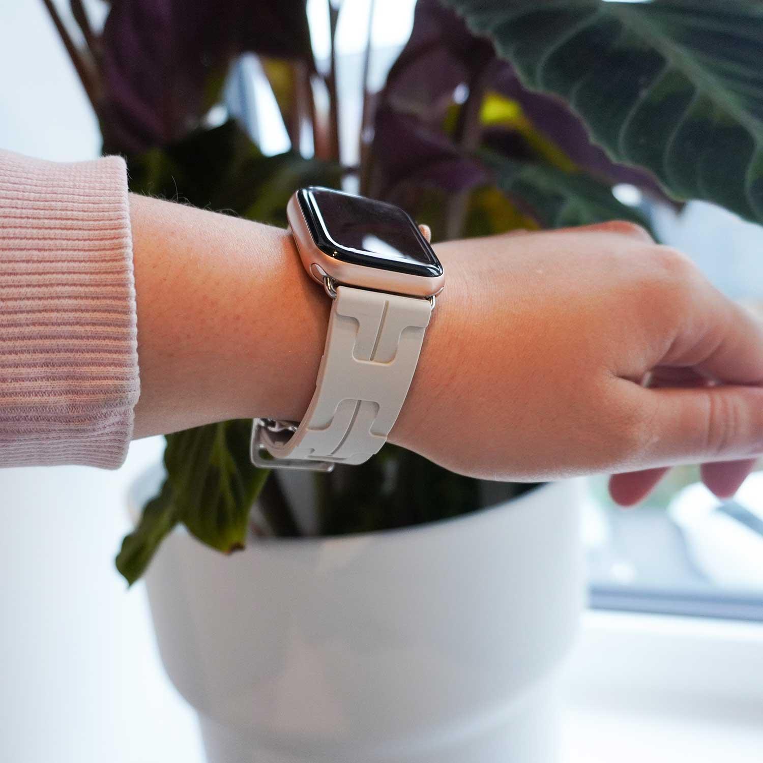 Apple Watch Armband Kilim - Silikon - Polarstern