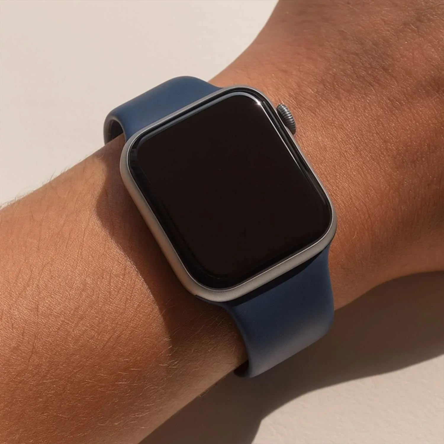 Apple Watch Armband Ovaro - Silikon - Denimblau
