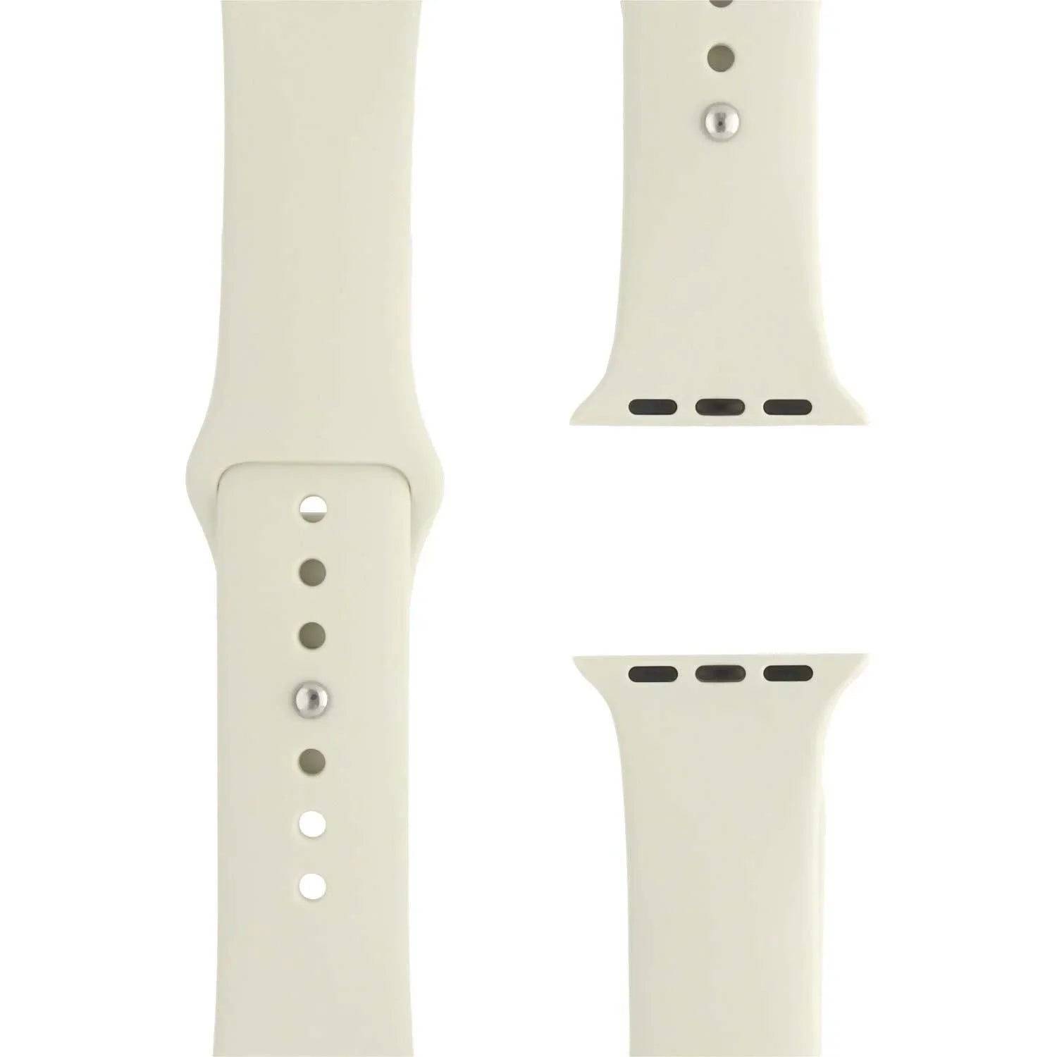 Apple Watch Armband Teyra - Silikon - Antikweiß