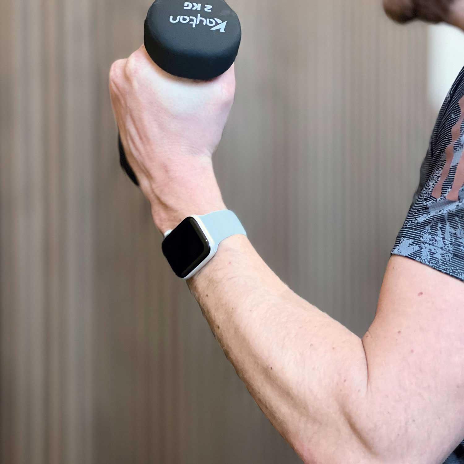 Apple Watch Armband Vyon - Silikon - Beryll
