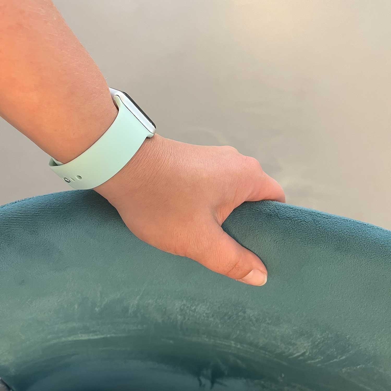 Apple Watch Armband Vyon - Silikon - Beryll