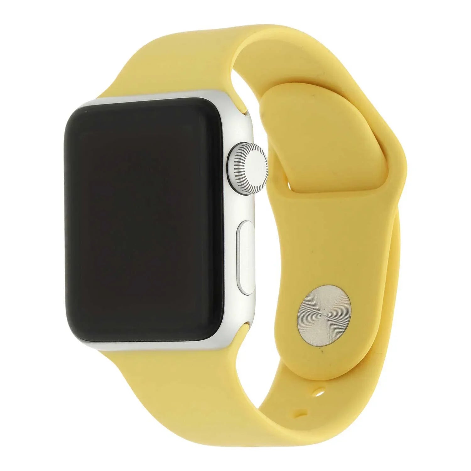 Apple Watch Armband Teyra - Silikon - Zitrone