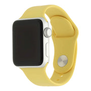 Apple Watch Armband Teyra - Silikon - Zitrone