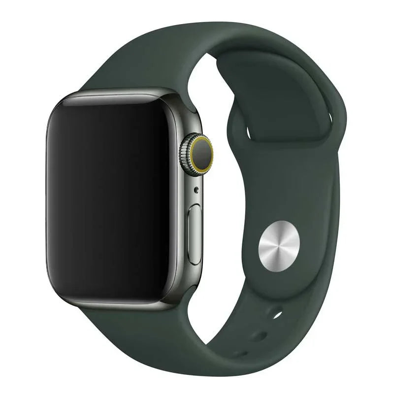 Apple Watch Armband - Silikon - Zyperngrün