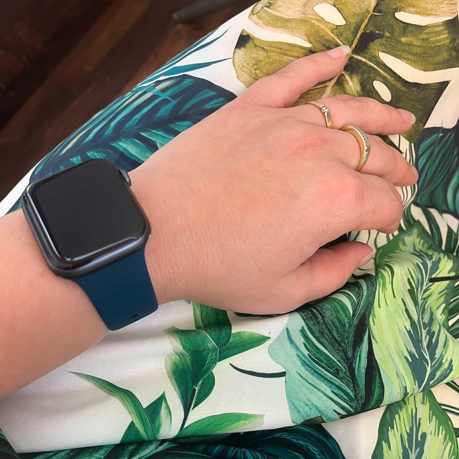 Apple Watch Armband - Silikon - Dunkelgrün