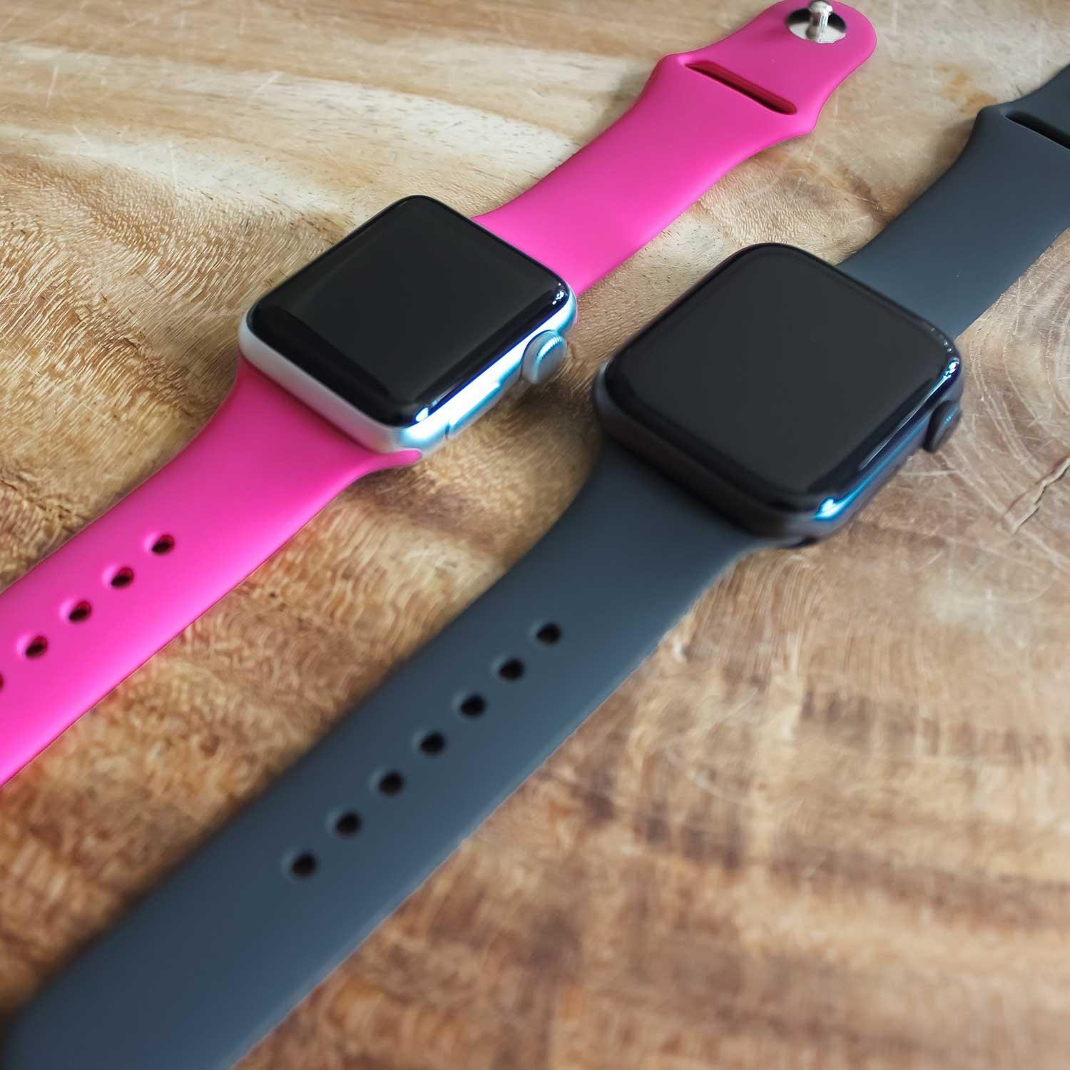 Apple Watch Armband Vyon - Silikon - Drachenrosa