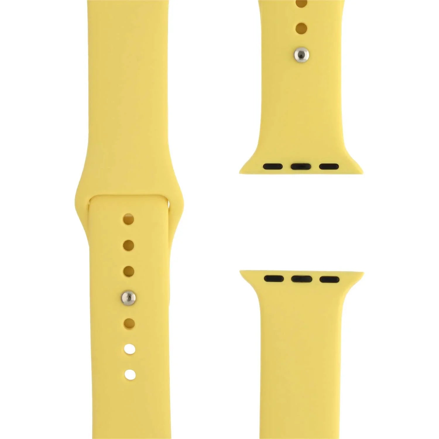 Apple Watch Armband Ovaro - Silikon - Gelb