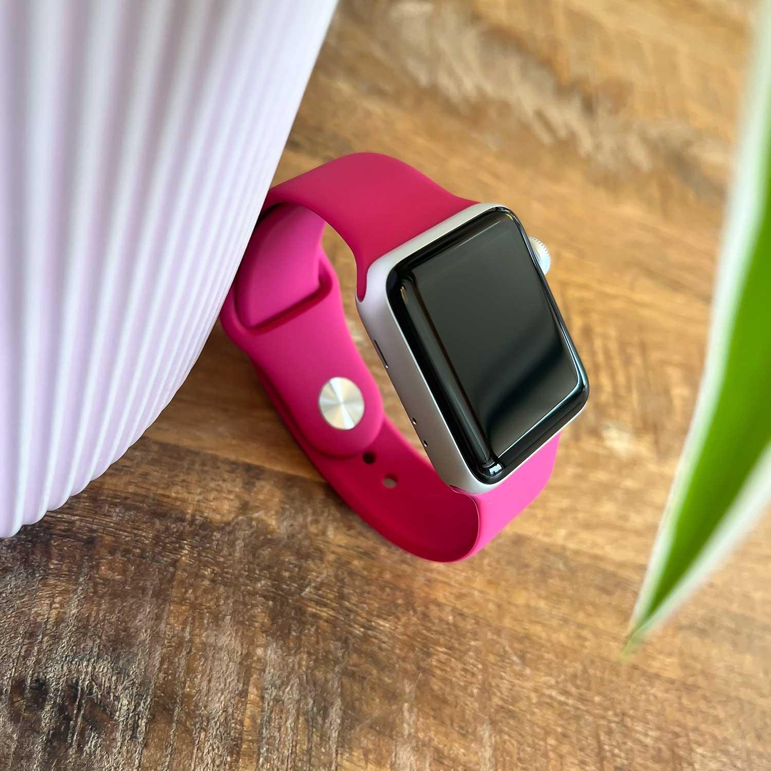 Apple Watch Armband - Silikon - Granatapfel