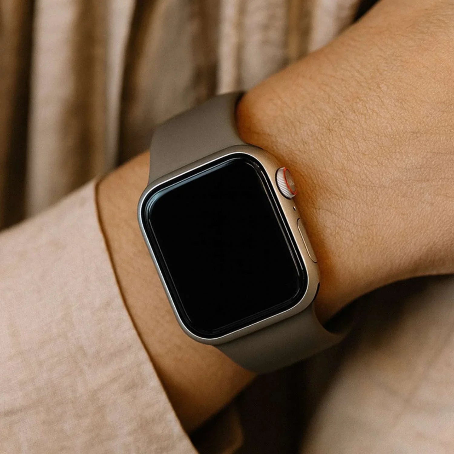 Apple Watch Armband Savro - Silikon - Ton